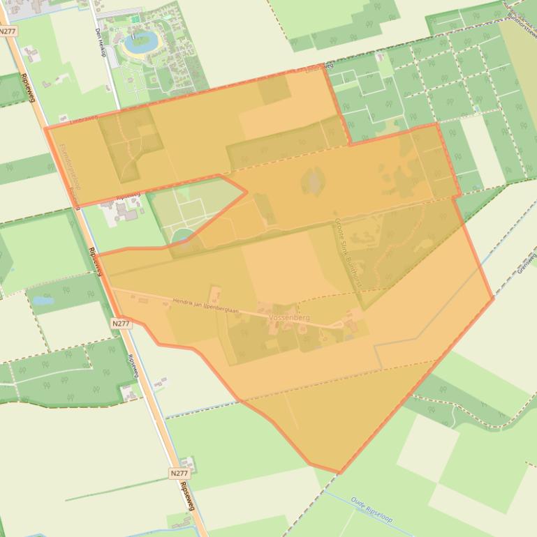 Kaart van postcodegebied 5424SN.