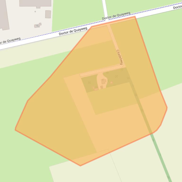 Kaart van postcodegebied 5425XV.