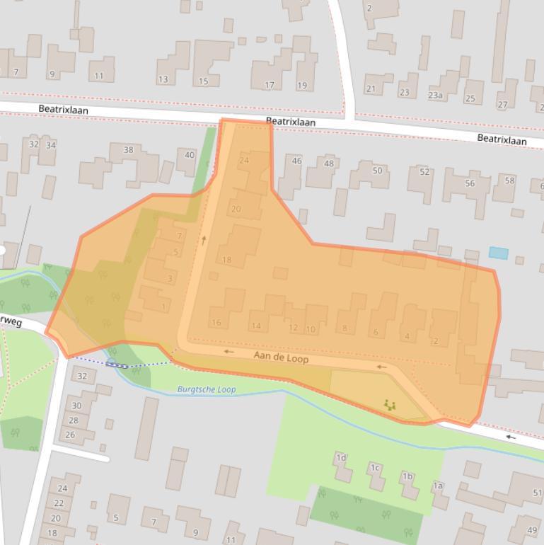 Kaart van postcodegebied 5427BM.