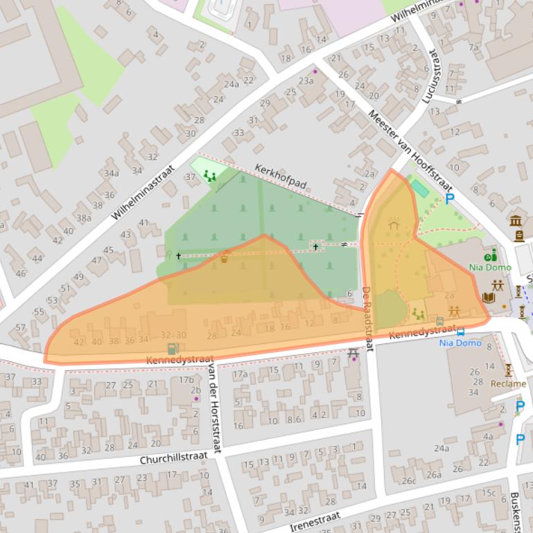 Kaart van postcodegebied 5427CJ.