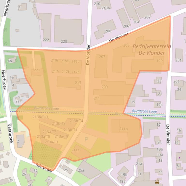 Kaart van postcodegebied 5427DG.