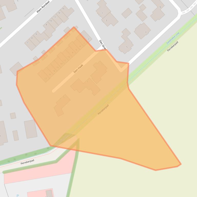 Kaart van postcodegebied 5427GL.