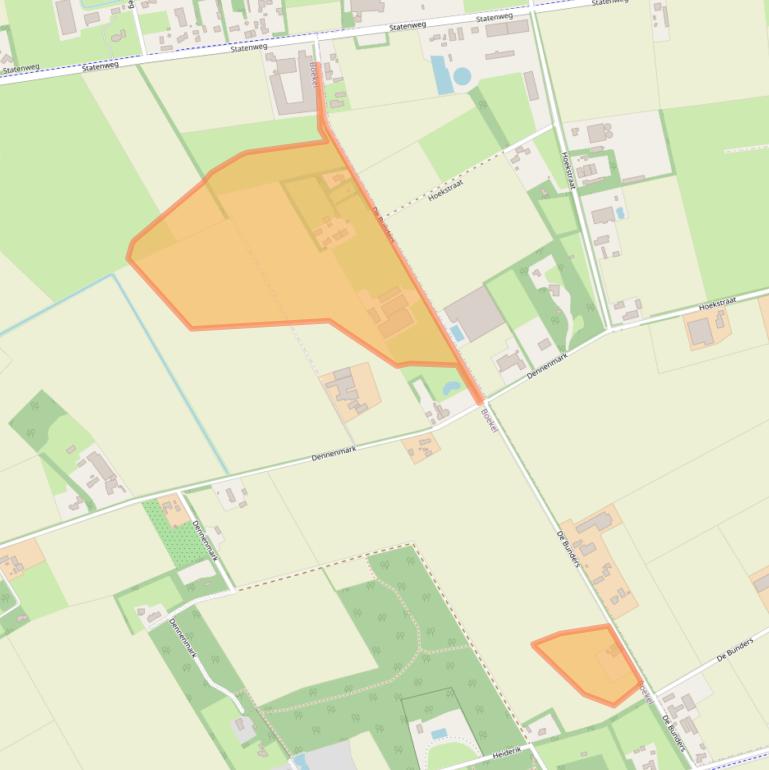 Kaart van postcodegebied 5427HD.