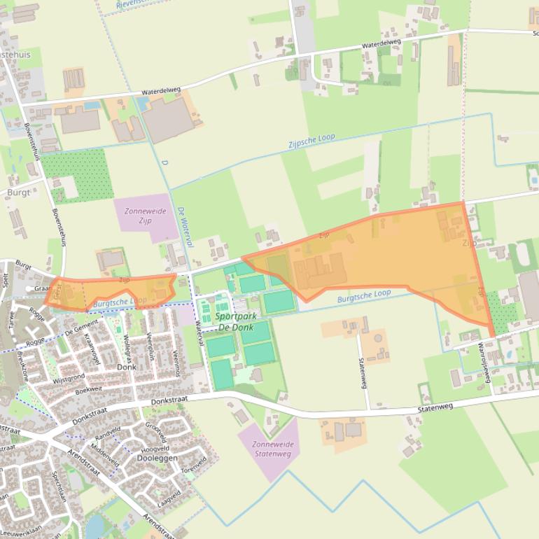 Kaart van postcodegebied 5427HJ.