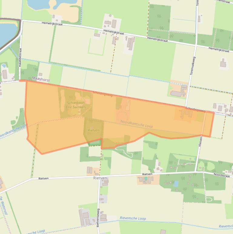 Kaart van postcodegebied 5427LN.