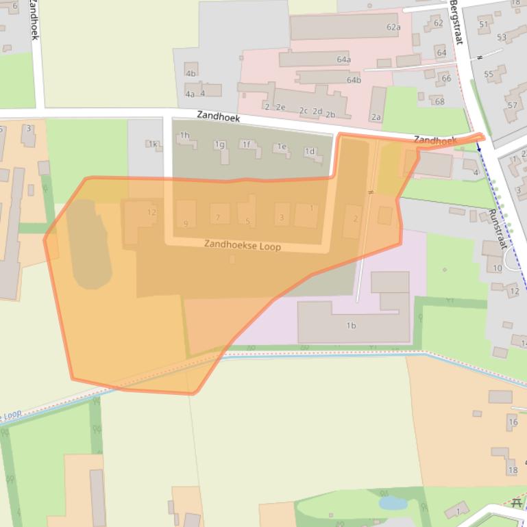 Kaart van postcodegebied 5427PD.