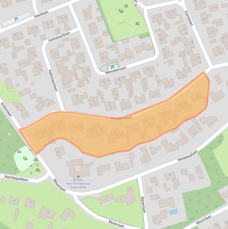 Kaart van postcodegebied 5427SN.