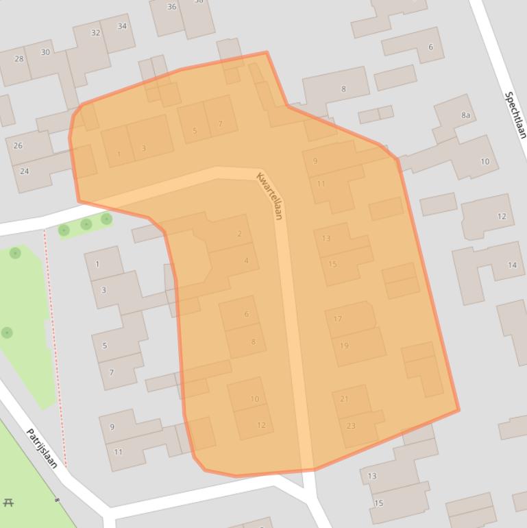 Kaart van postcodegebied 5427VN.