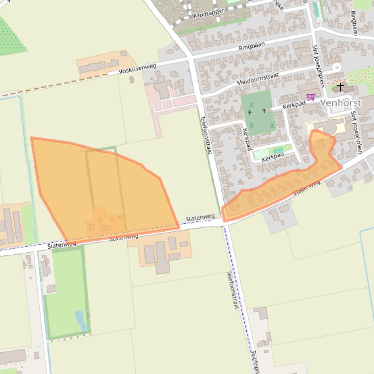 Kaart van postcodegebied 5428GE.