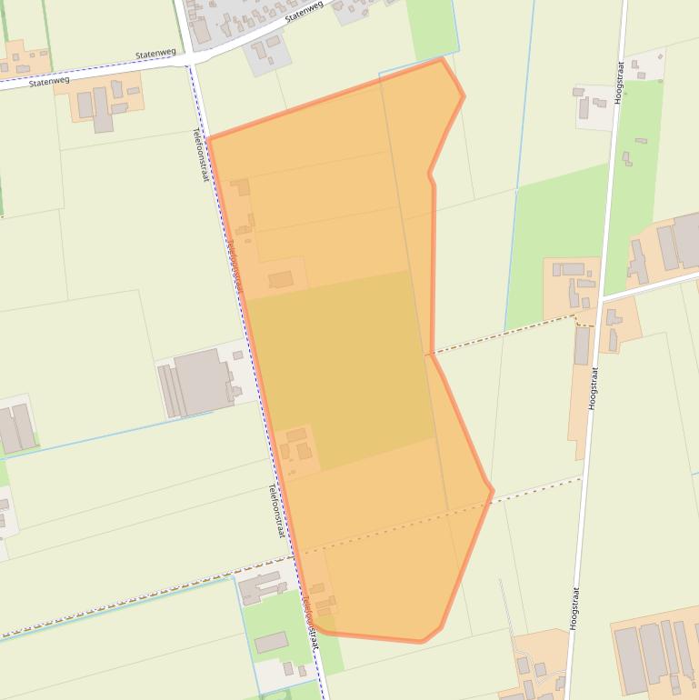 Kaart van postcodegebied 5428ND.