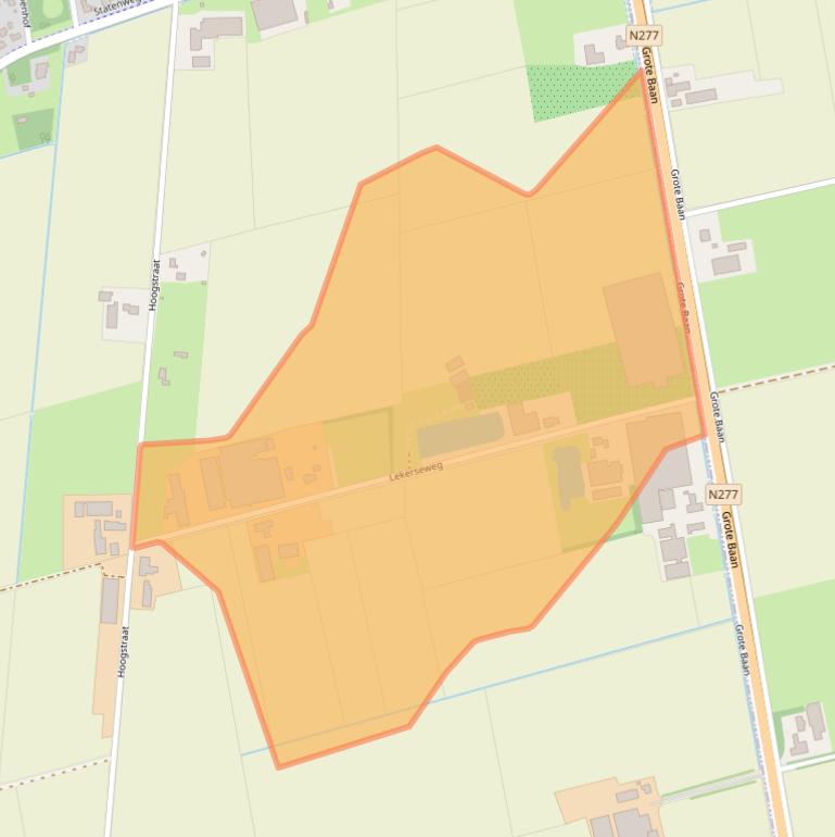 Kaart van postcodegebied 5428NJ.