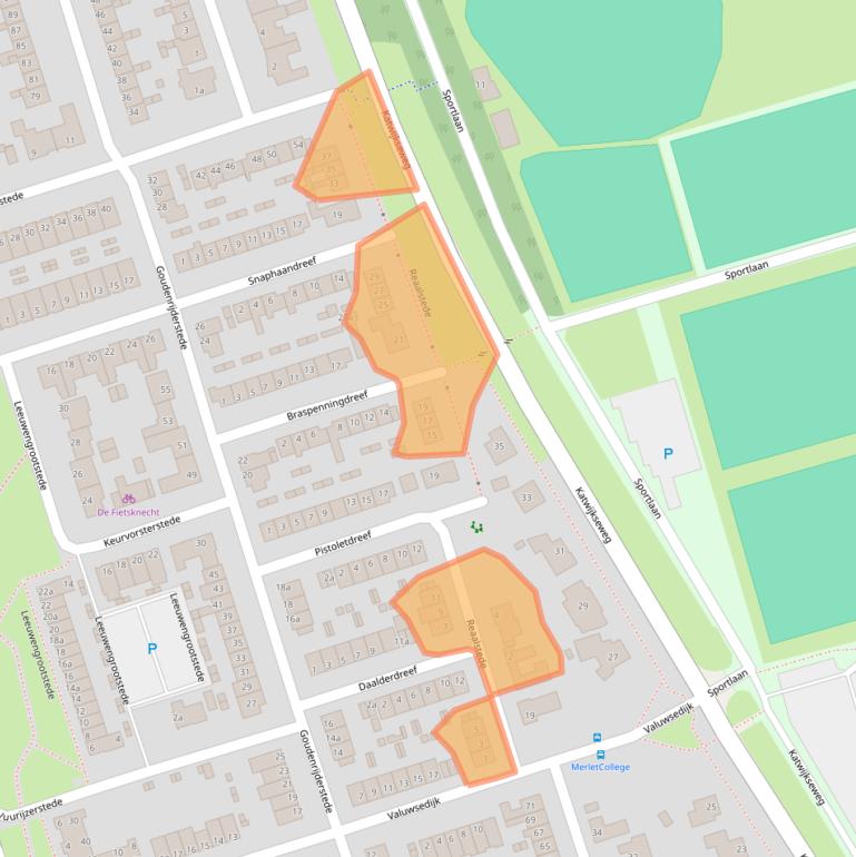 Kaart van postcodegebied 5431AN.