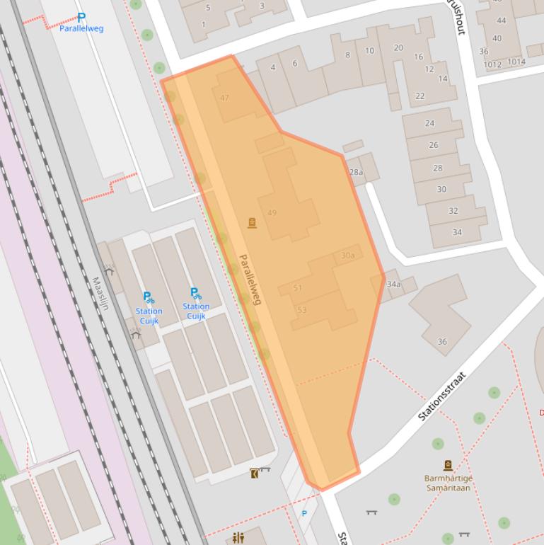Kaart van postcodegebied 5431CM.