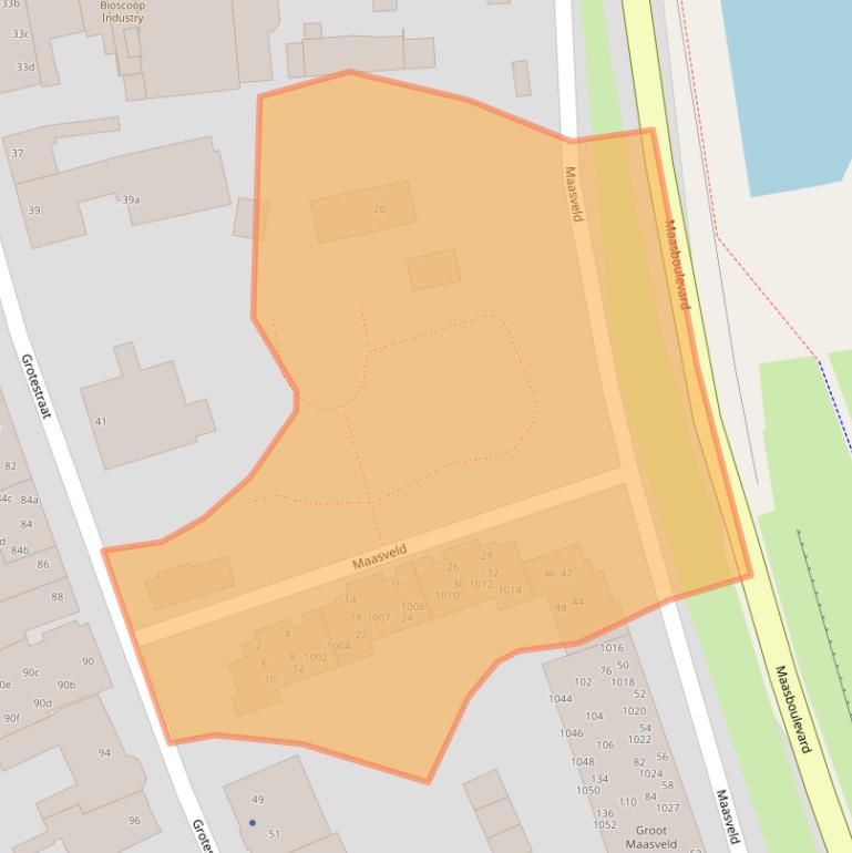 Kaart van postcodegebied 5431EG.