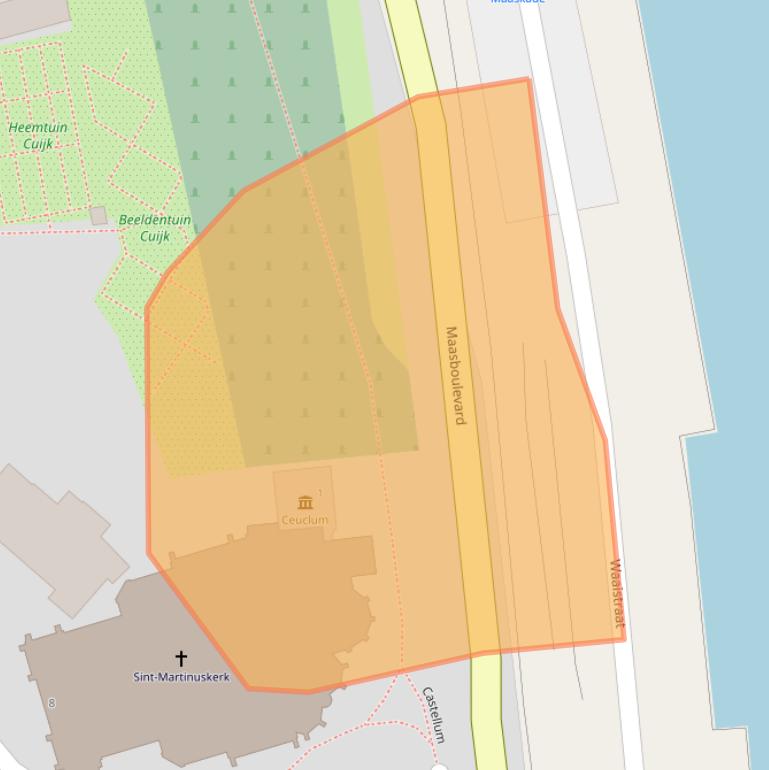 Kaart van postcodegebied 5431EM.