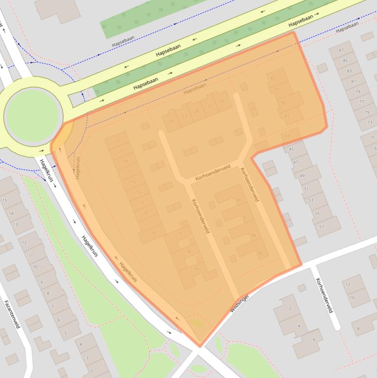 Kaart van postcodegebied 5431HA.