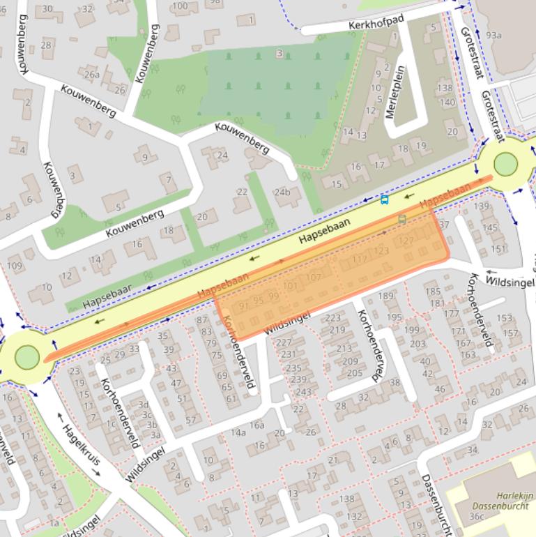 Kaart van postcodegebied 5431HC.