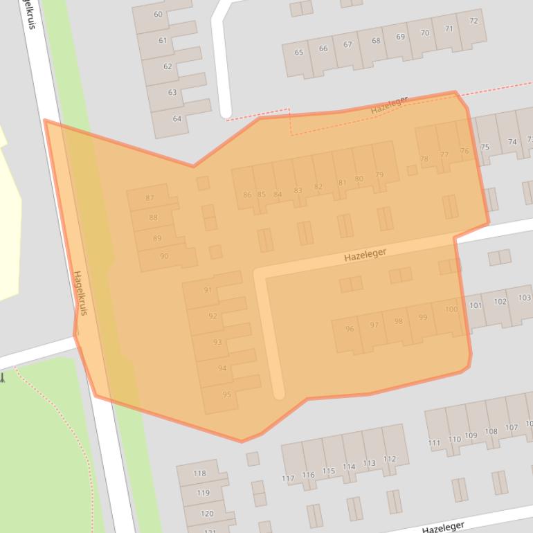 Kaart van postcodegebied 5431HM.
