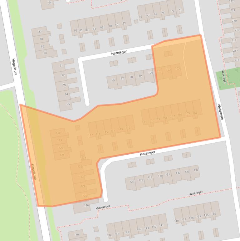 Kaart van postcodegebied 5431HN.