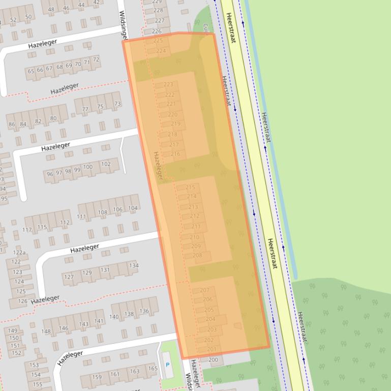 Kaart van postcodegebied 5431HT.