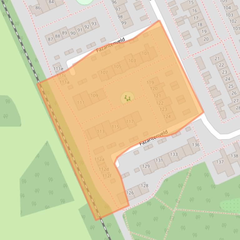 Kaart van postcodegebied 5431JE.