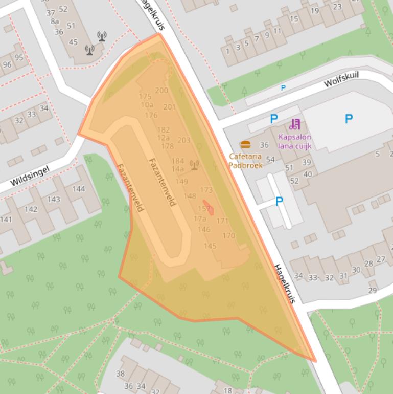 Kaart van postcodegebied 5431JH.