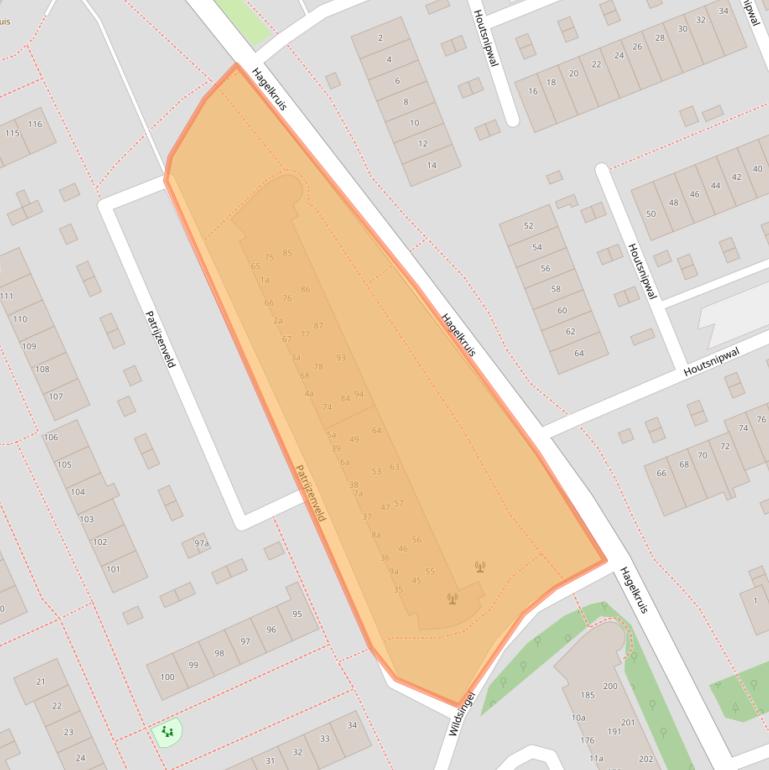 Kaart van postcodegebied 5431JN.