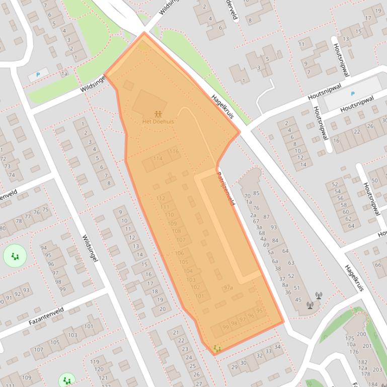 Kaart van postcodegebied 5431JR.