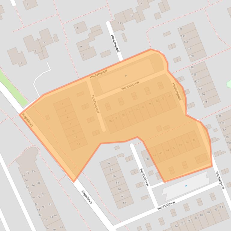 Kaart van postcodegebied 5431JS.