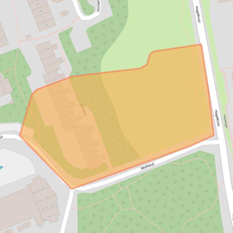 Kaart van postcodegebied 5431KB.
