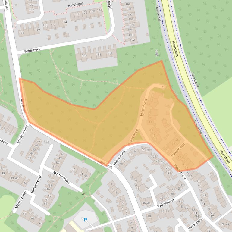 Kaart van postcodegebied 5431KL.