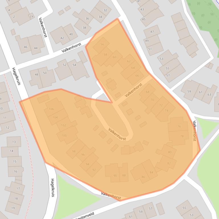 Kaart van postcodegebied 5431KP.