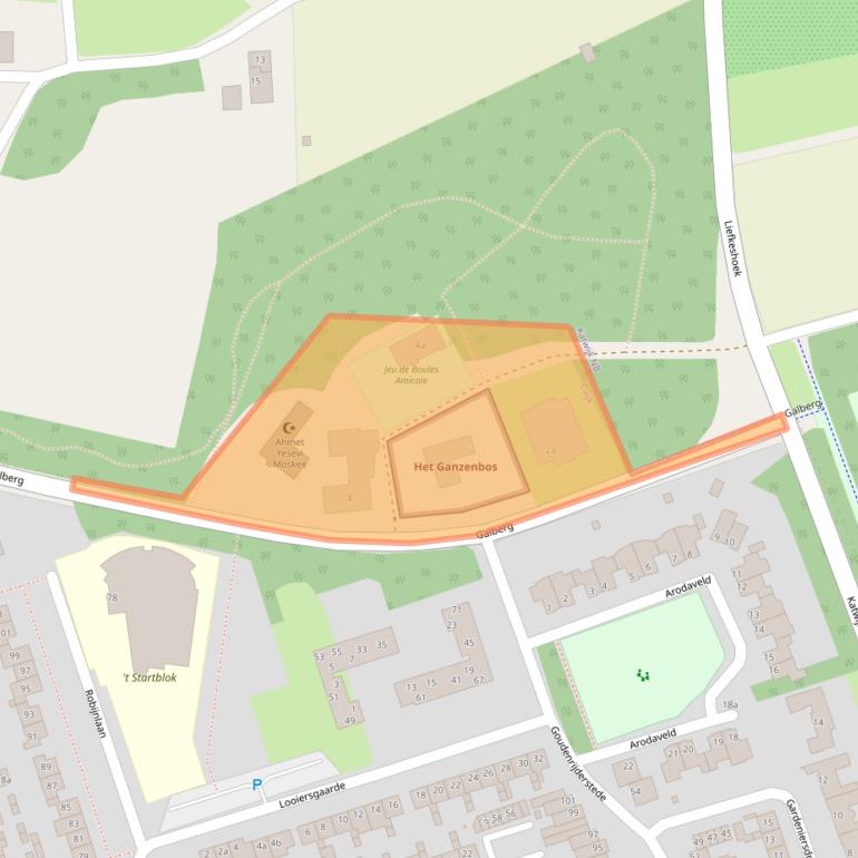 Kaart van postcodegebied 5431KZ.