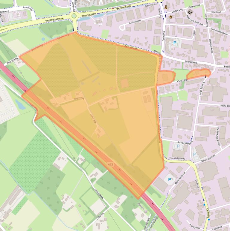 Kaart van postcodegebied 5431LD.