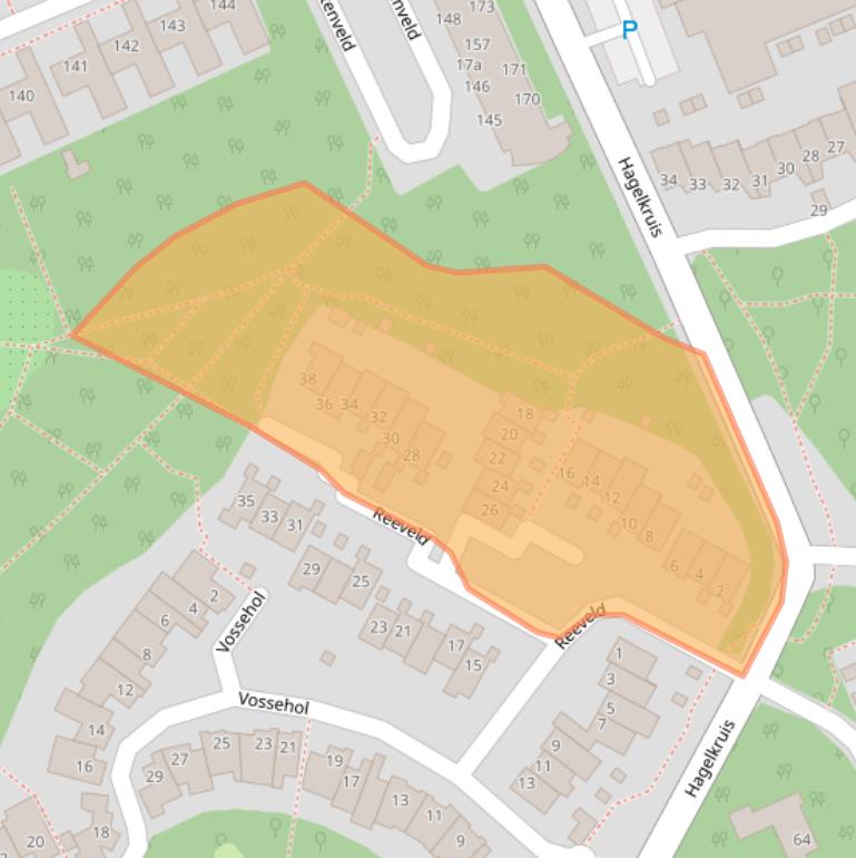 Kaart van postcodegebied 5431LJ.