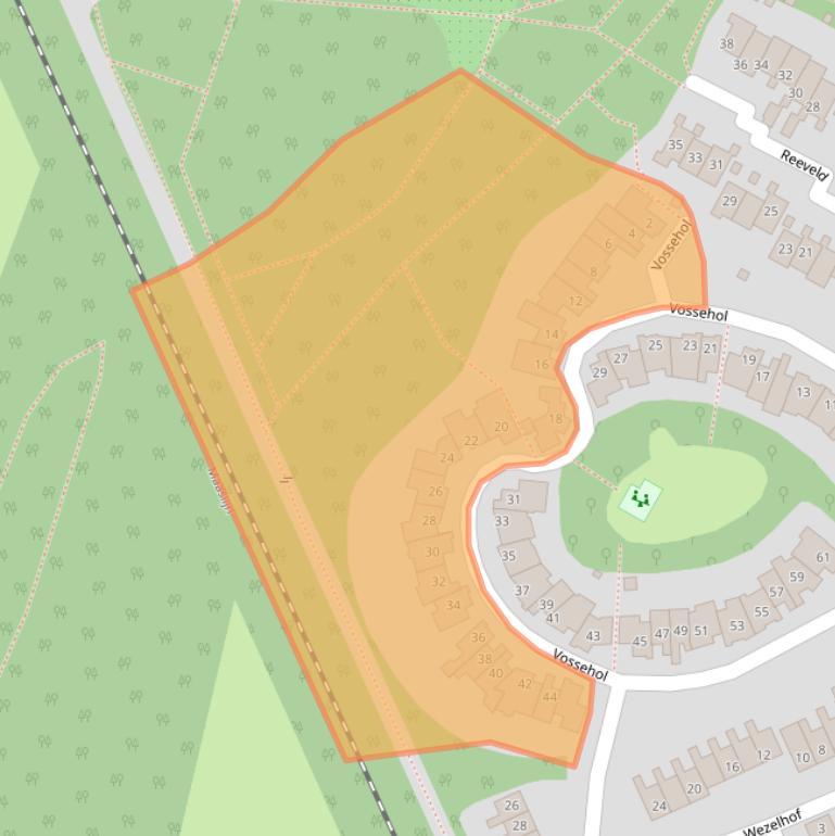 Kaart van postcodegebied 5431LL.