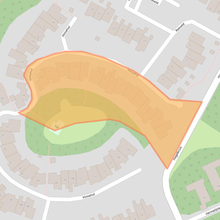 Kaart van postcodegebied 5431LM.