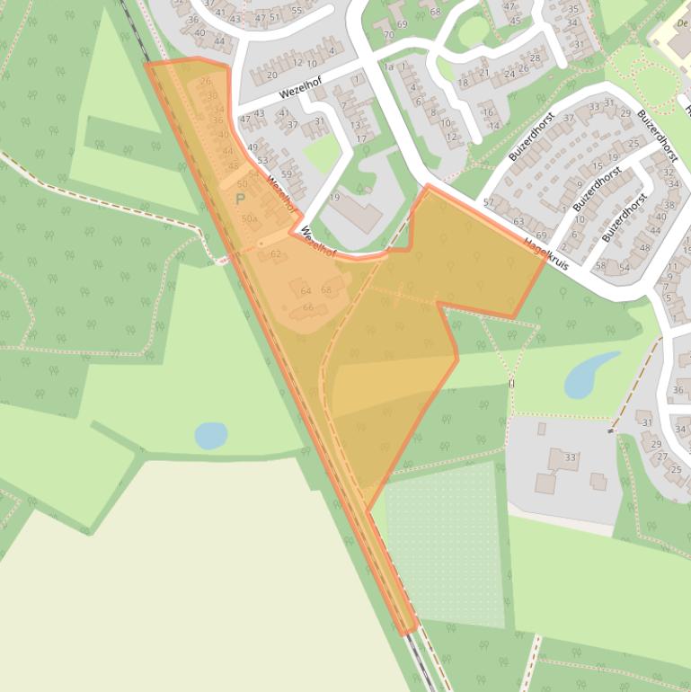 Kaart van postcodegebied 5431LN.