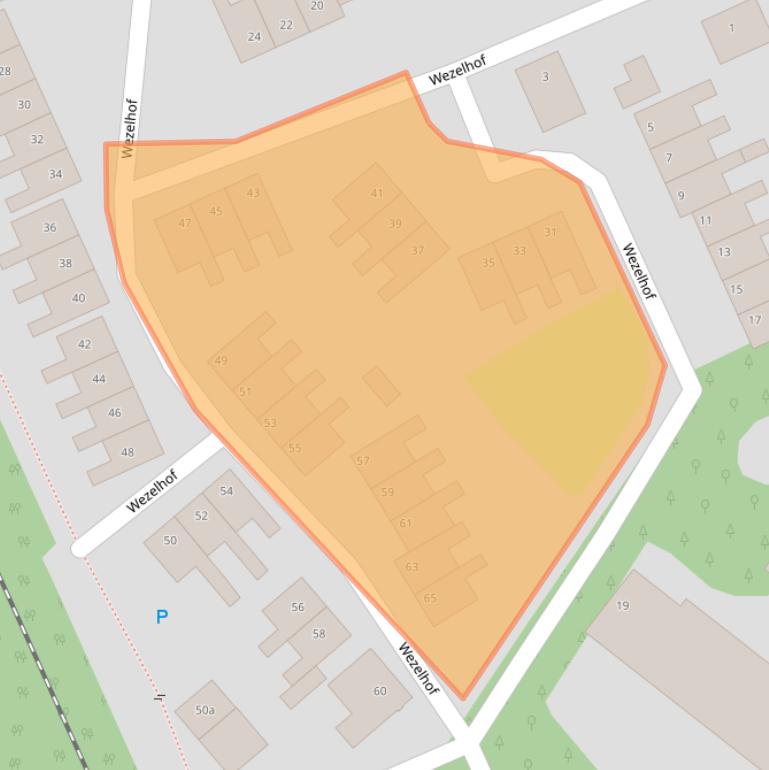 Kaart van postcodegebied 5431LS.