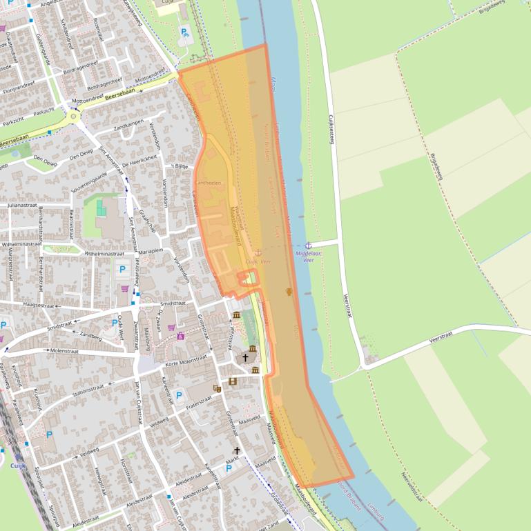 Kaart van postcodegebied 5431MC.