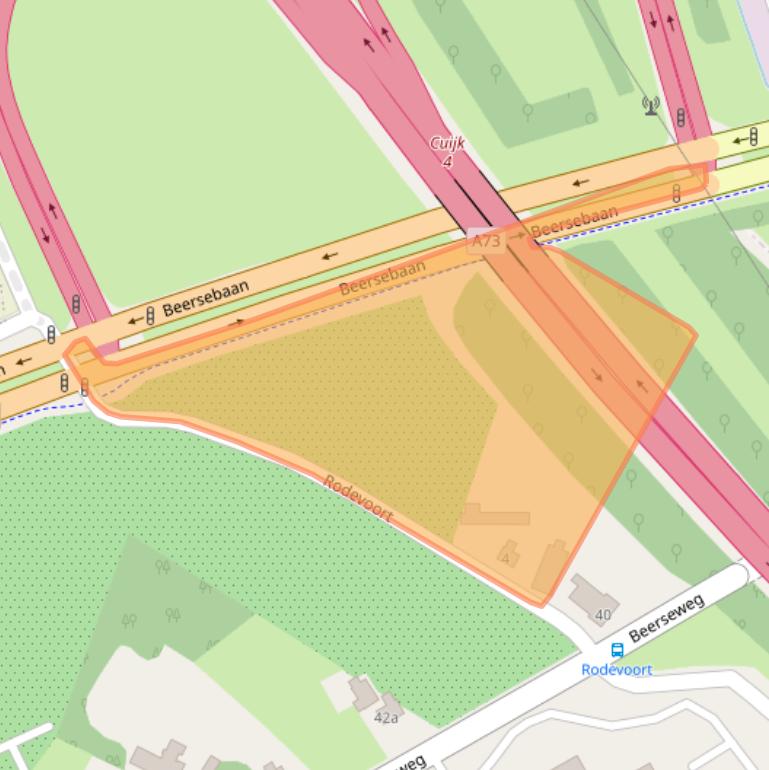 Kaart van postcodegebied 5431NE.