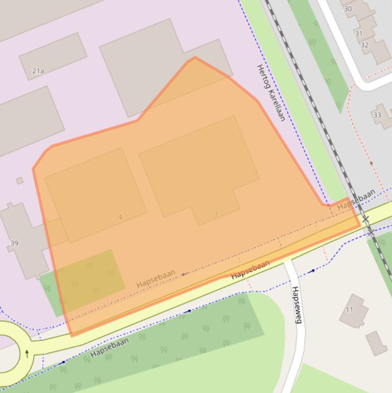 Kaart van postcodegebied 5431NG.