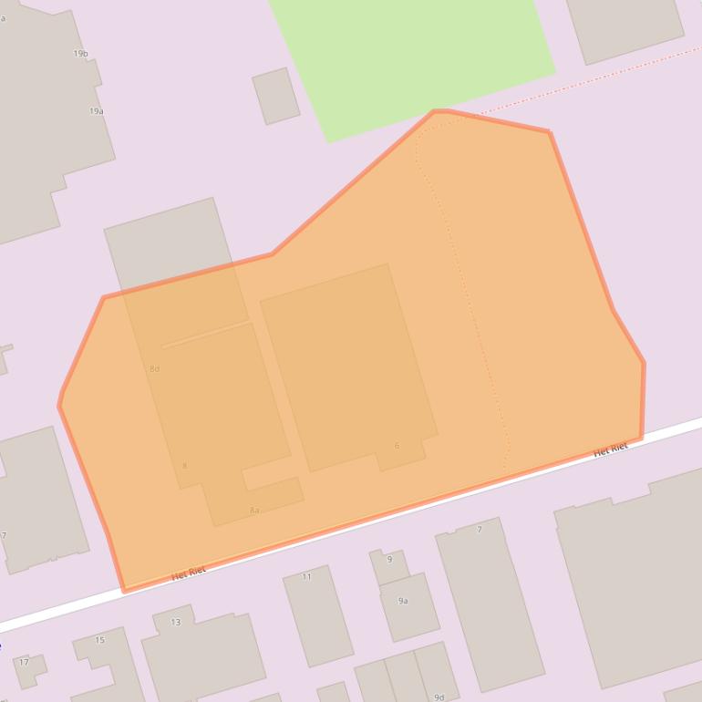 Kaart van postcodegebied 5431NM.