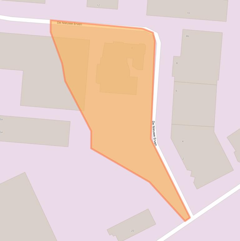 Kaart van postcodegebied 5431NV.