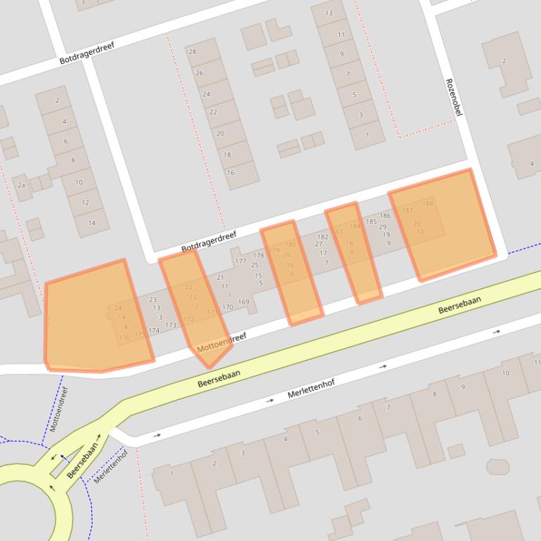 Kaart van postcodegebied 5431RK.