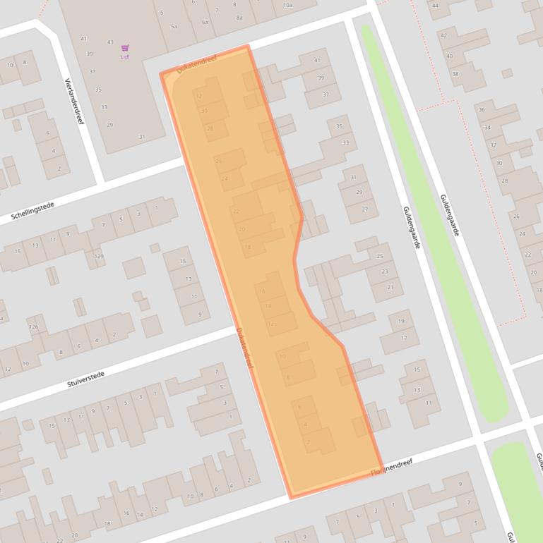 Kaart van postcodegebied 5431RR.
