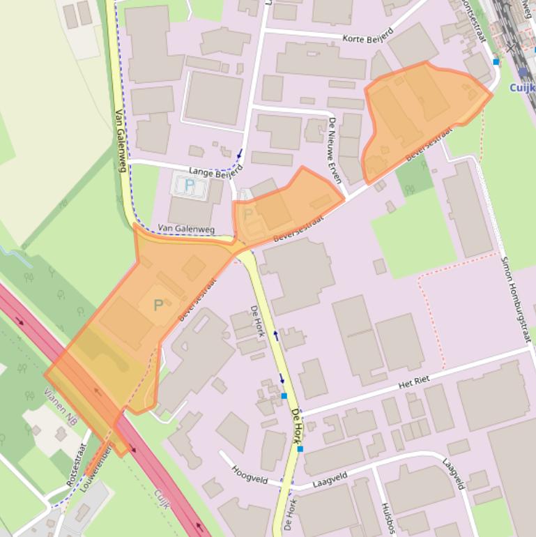 Kaart van postcodegebied 5431SH.