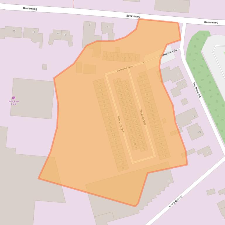 Kaart van postcodegebied 5431SV.