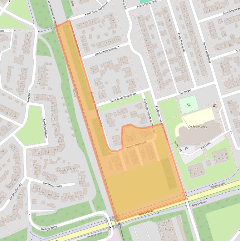 Kaart van postcodegebied 5431TE.