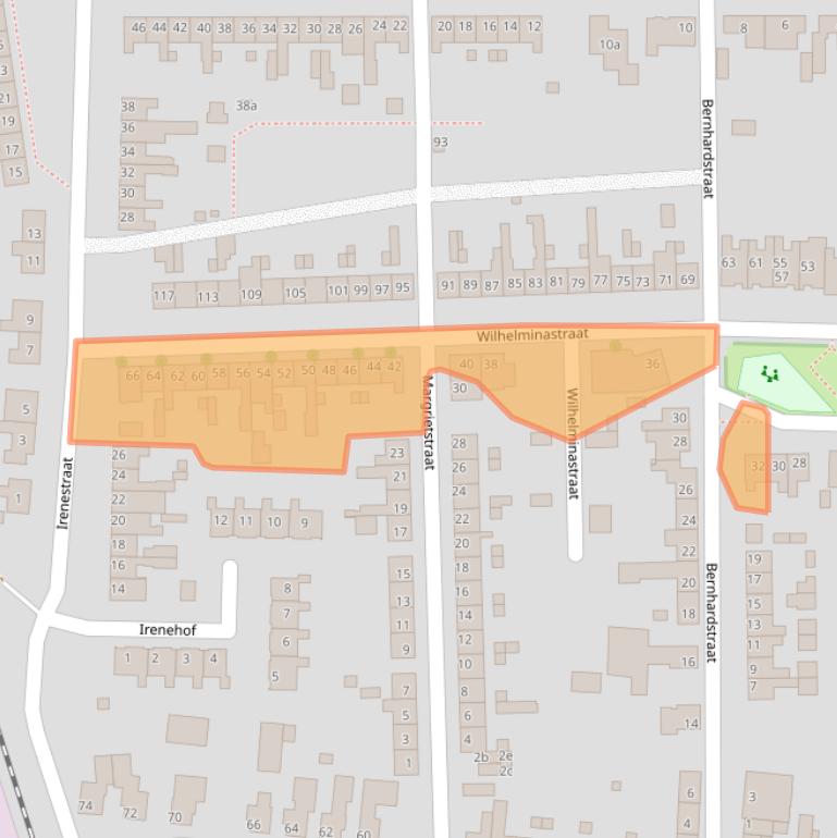 Kaart van postcodegebied 5431TP.